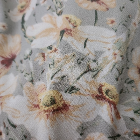 Jules & leopold Green floral top Size small - Picture 2 of 4